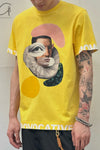 Walter Van BeirendonCK Facial T-shirts AW22-23 8017 Lemon Color